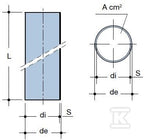 Rura PEHD 50x3.0x5000mm SDR17.6 S12.5, kolor czarny, QS (Quick Stream)