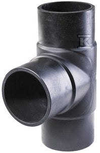 Trójnik 90 stopni równoprzelotowy doczołowy 110X6.6 SDR17, woda-gaz