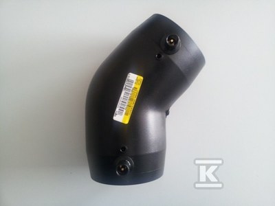 Kolano 45 stopni elektrooporowe 75 SDR7.4 SDR11 SDR13.6 SDR17, woda-gaz