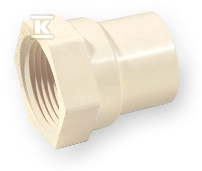 Złączka nakrętna z uszczelką KW/GW PVC-C 3/4"