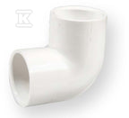Kolano KW/KW PVC-U 1"
