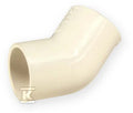 Kolano 45˚ KW/KW PVC-C 1/2"