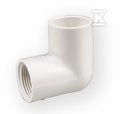 Kolano z gwintem nakrętne KW/GW PVC-U 1"