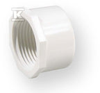 Zaślepka z gwintem nakrętna GW PVC-U 1/2"
