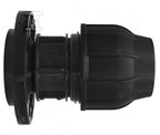 Kryza zaciskowa PP 63x2" DN50,PN10/PN16 z kołnierzem, do rur PE, kolor czarny