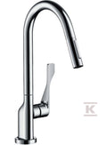 Bateria kuchenna Hansgrohe Axor Citterio jednouchwytowa chrom 39835000