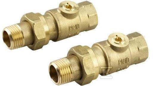 Złączki do MTCV15, z zaworami odcinającymi pod klucz imbusowy 5mm