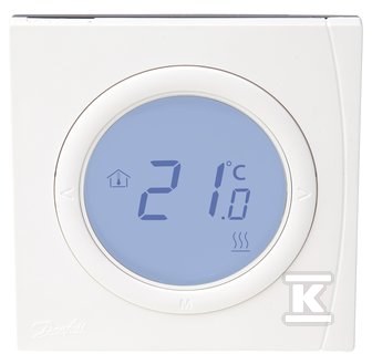 Termostat pokojowy BasicPlus2 WT-D z wyświetlaczem, napięcie zasilania 230V, zakres temperatur 5-35°C