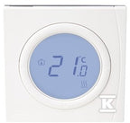 Termostat pokojowy BasicPlus2 WT-D z wyświetlaczem, napięcie zasilania 230V, zakres temperatur 5-35°C