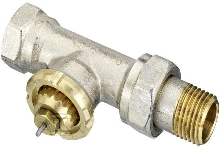 Zestaw RTL: zawór prosty FJVR 15 i głowica biała Danfoss 003L1080