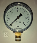 Manometr grzewczy RF 63 RAD, fi 63 mm, 0-6 bar, 1/4" rad, kl. 2.5 pionowy