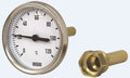 Termometr bimetaliczny dla ogrzewnictwa A46.20 SR.100 120C L=40 G1/2