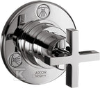Element zewnętrzny Hansgrohe Axor Citterio Trio / Quattro, DN20 z uchwytem krzyżowym chrom 39925000