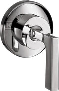 Zawór odcinający Hansgrohe Axor Citterio podtynkowy z uchwytem jednoramiennym, element zewnętrzny DN15 / 20 chrom 39960000