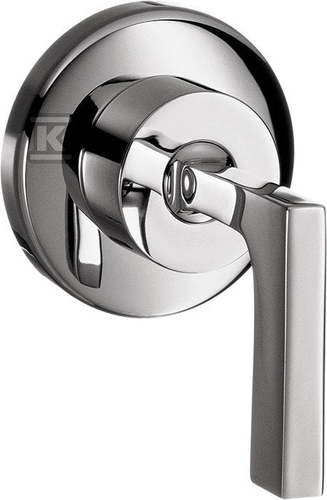 Zawór odcinający Hansgrohe Axor Citterio podtynkowy z uchwytem jednoramiennym, element zewnętrzny DN15 / 20 chrom 39960000