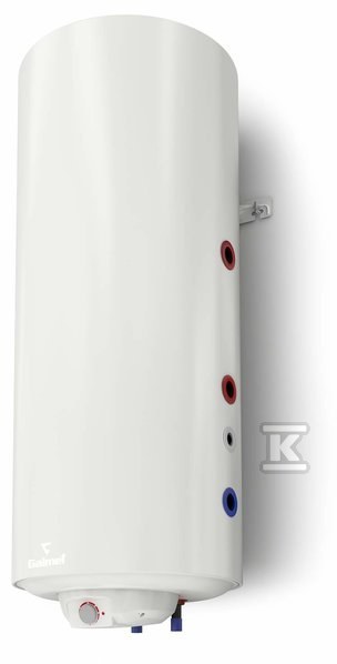 Wymiennik c.w.u. SGWS NEPTUN2 Kombi 80L NEW prawy, wężownica spiralna, grzałka elektryczna, pianka poliuretanowa, płaszcz metalowy, wiszący