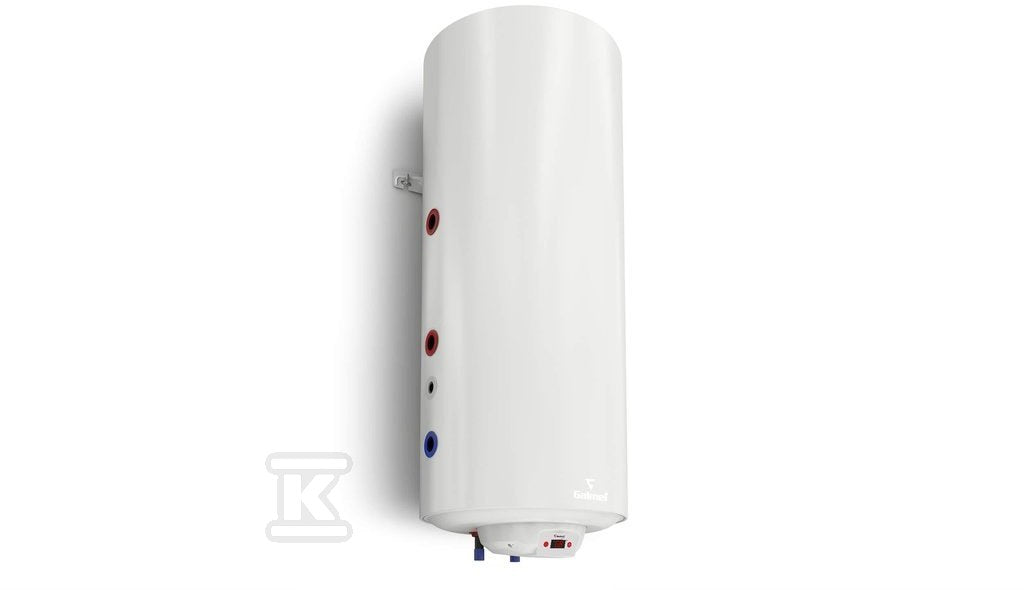 Wymiennik c.w.u. SGWS NEPTUN2 Kombi Elektronik 120L NEW lewy, wężownica spiralna, grzałka elektryczna, pianka poliuretanowa, płaszcz metalowy, wyświetlacz LED, wiszący