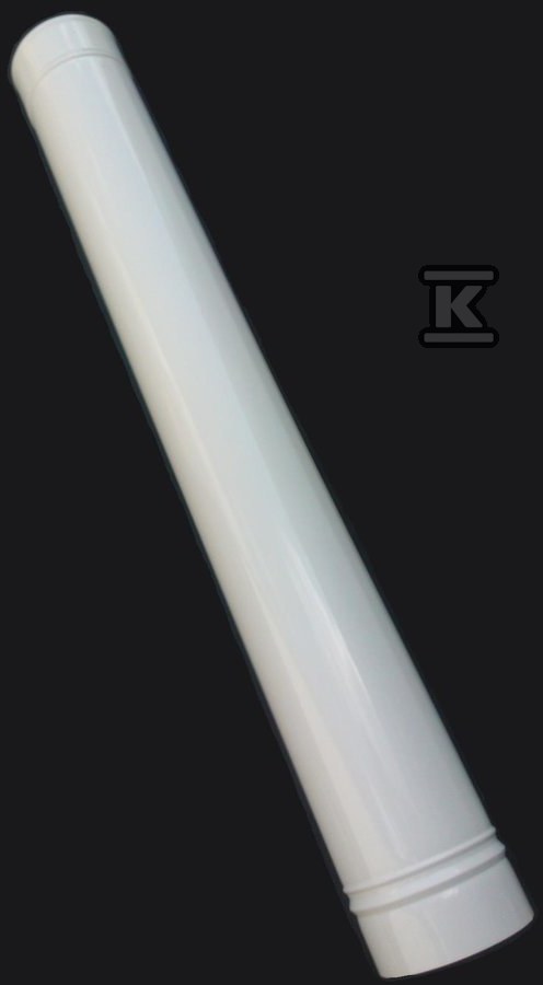 Rura kominowa DN 80/125 L=500 powietrzno-spalinowa biała do kotłów kondensacyjnychi turbo