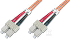 Patchcord światłowodowy SC/SC dplx MM 50/125 OM3 3,0m LS0H błękitny