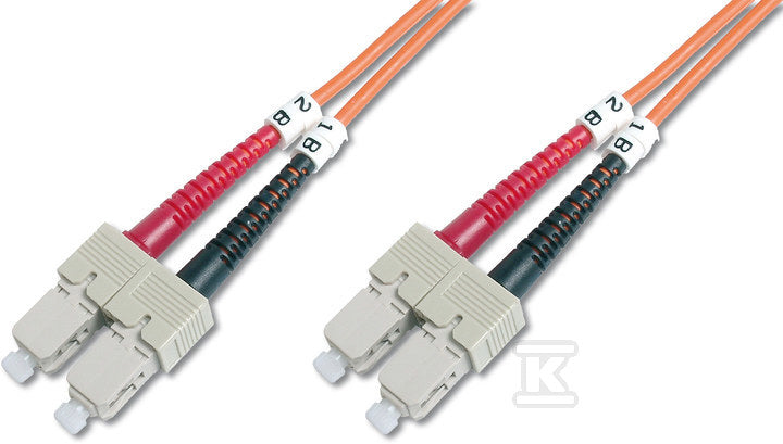 Patchcord światłowodowy SC/SC dplx MM 50/125 OM3 3,0m LS0H błękitny