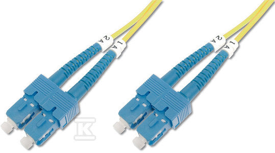 Patchcord światłowodowy SC/SC dplx SM 9/125 OS2 3,0m LS0H żółty