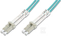 Patchcord światłowodowy LC/LC dplx MM 50/125 OM3 1,0m LS0H pomarańczowy