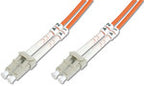 Patchcord światłowodowy LC/LC dplx MM 50/125 OM3 1,0m LS0H pomarańczowy