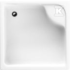 Brodzik akrylowy Stabilsound 80x80x41 / 28 cm kwadratowy Dante