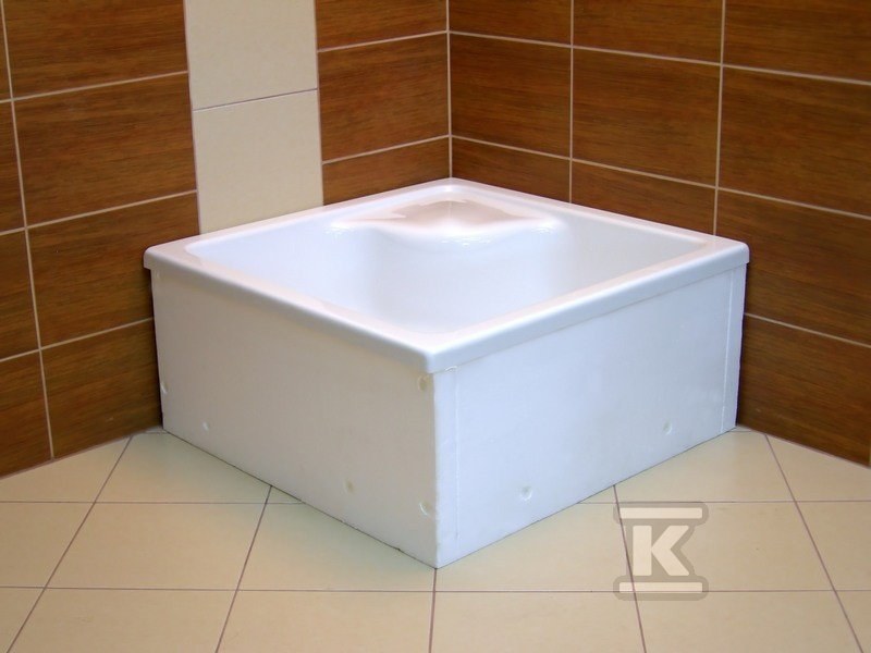 Brodzik akrylowy Stabilsound 90x90x41 / 28 cm kwadratowy Dante