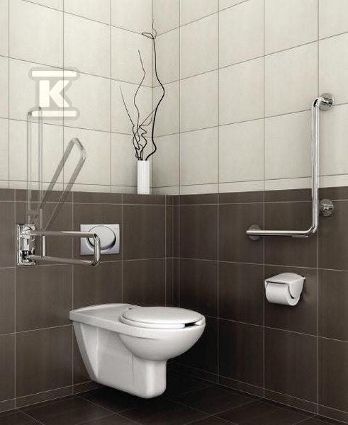 Miska wisząca WC Dostępna łazienka o długości 70 cm