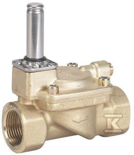 Zawór elektromagnetyczny odcinający EV220B 40B NC, G1 1/2", 0,3-16 bar, Kv 24 m3/h, mosiądz/EPDM, bez cewki, atest PZH, CNBOP