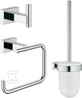 Zestaw akcesoriów łazienkowych 3 w 1 Essentials Cube