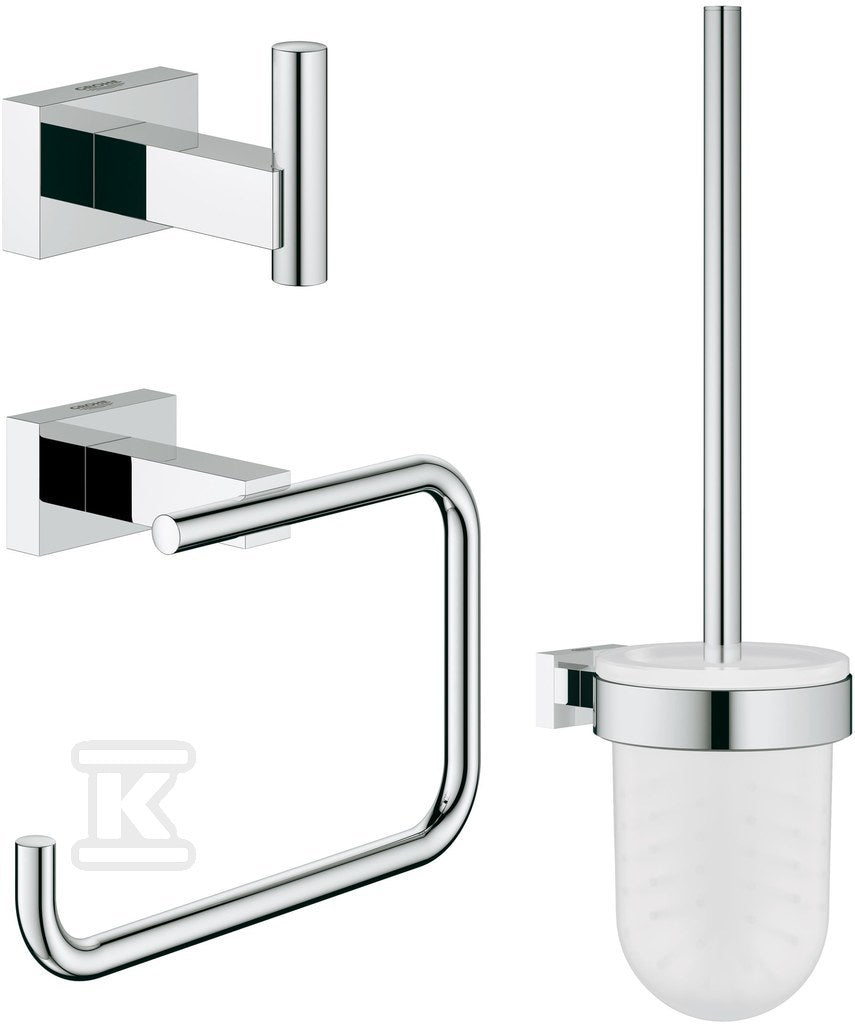 Zestaw akcesoriów łazienkowych 3 w 1 Essentials Cube