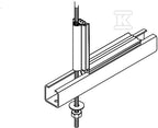BIS Profil EPDM do szyn 30mb Strut