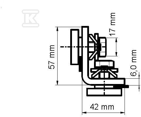 BIS RapidStrut Kątownik k/k G2 BUP zm/90st