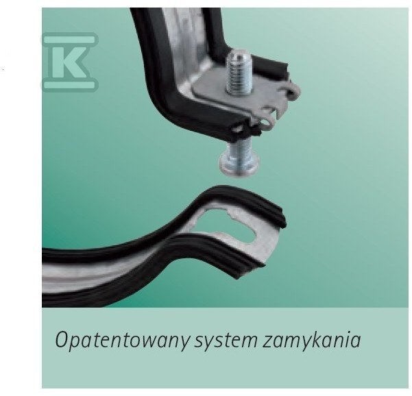 BIS Aero Obejma wentylacyjna z okładziną M8 125MM