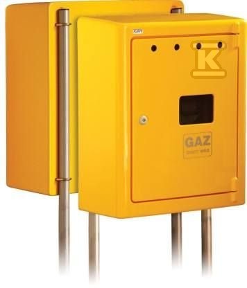 Obudowa gazomierza żółta G56/MK natynkowa stelaż