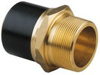 Adapter PE-mosiądz z gwintem zewnętrznym GZ, DN63X1 1/4" PE100, SDR11, PN10 gaz/PN16 woda, do montażu z elektromufą lub elektroredukcją