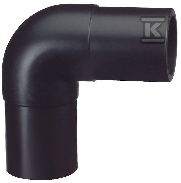 Kolano doczołowe 90ST. DN125 PE100, SDR11, PN10 gaz/PN16 woda