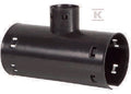 Trójnik drenarski siodłowy PVC DN/OD 160x50/90, kolor czarny