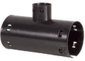 Trójnik drenarski siodłowy PVC DN/OD 125x50/90, kolor czarny