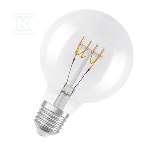 Żarówka LED VINTAGE 1906 CLASSIC SLIM FILAMENT Globe DIMMABLE 4.8W 827 Clear E27
