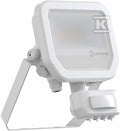 Naświetlacz Floodlight 10 SN P 8W 1K2LM 840 PS SY100 WT Naświetlacz z elastycznym czujnikiem ruchu i światła dziennego, do 1200 lm