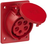 Gniazdo tablicowe skośne 16A 2P+Z 230V 70x85mm IP44/54
