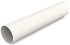 Rura spustowa PVC 100x3000 bezkielichowa, kolor biały RAL9010, system rynnowy "Karolina"
