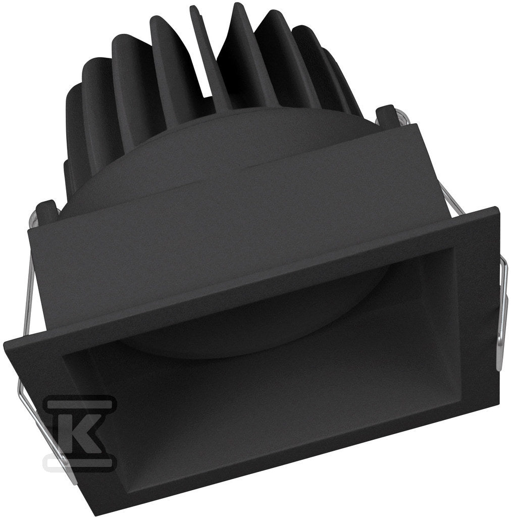 Reflektor obrotowy Square Dk Adj 8W/3000K Fl Bk Ledv