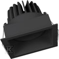 Reflektor obrotowy Square Dk Adj 8W/3000K Fl Bk Ledv