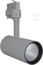 Oprawa LED na szynę TRACKLIGHT SPOT D75 25W/3000K 90RA NFL SZARA LEDV