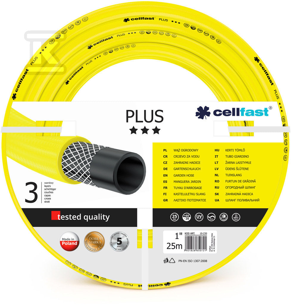 Wąż ogrodowy PLUS 1" 25mb