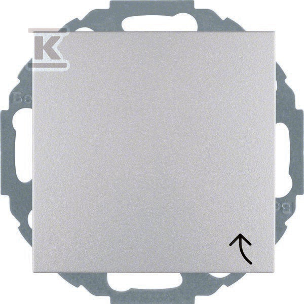 Gniazdo SCHUKO z pokrywą z podwyższoną ochroną styków alu B.1/B.7 Glas